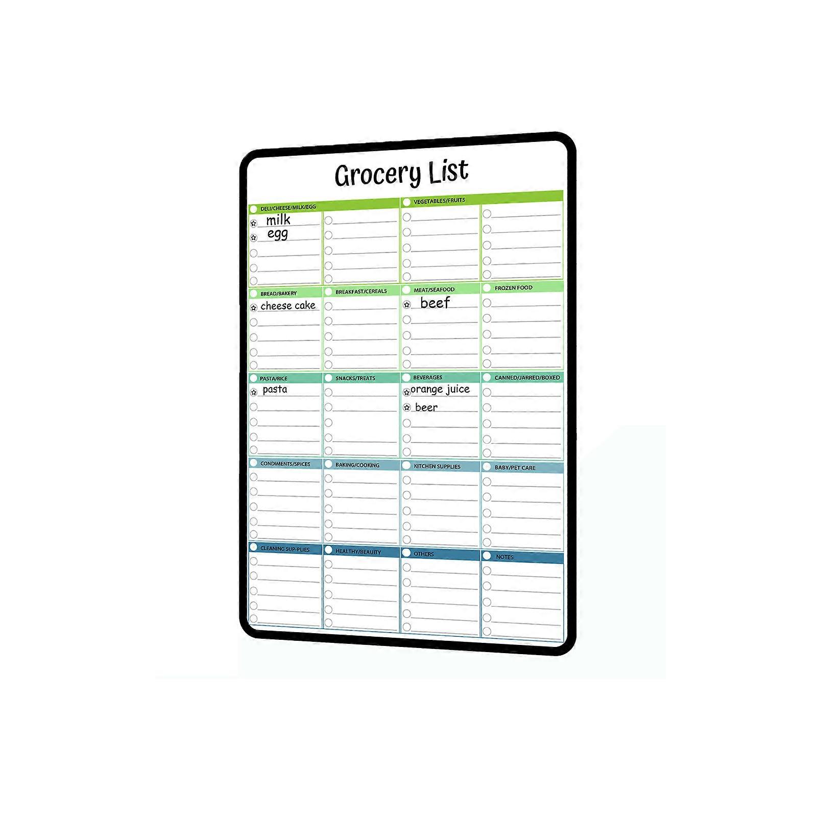 Dry Erases Boar for Refrigerators Magnetic Chore Chart Dry Erases Calendar for Refrigerators Weekly Whiteboard Planner