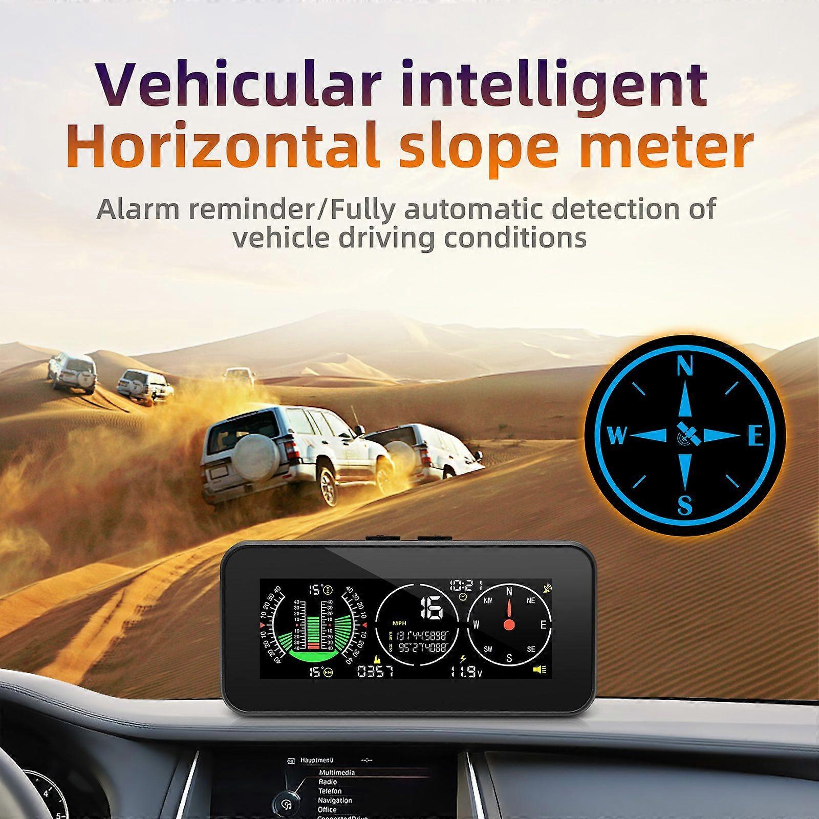 Smart Car HUD Head Up Display Inclinometer Slope Indicator Meter M60 ...