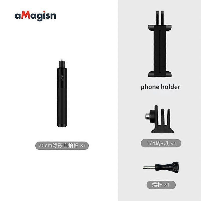 70cm Invisible Selfie Stick For DJI Osmo Insta360  GoPro Action Camera Smartphone Portable Extended Selfie Stick Pole