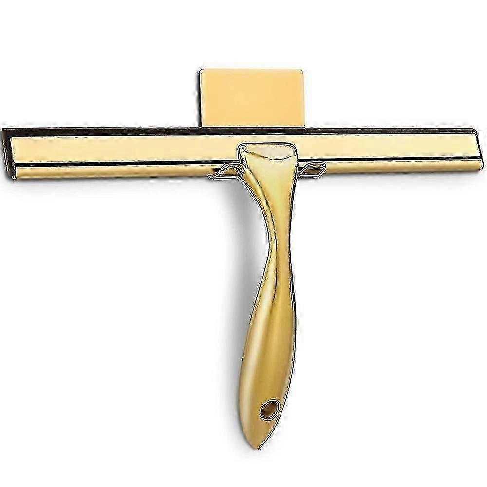 Rodo de Chuveiro de Aço Inoxidável - 10 polegadas, para Portas de Chuveiro, Banheiro, Janela e Vidro de Carro