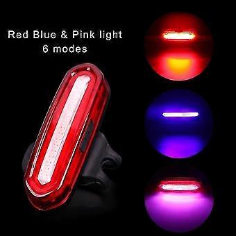 AUBTEC Bike Taillight Waterproof Riding Rear Light Led Usb Chargeable Mountain Bike