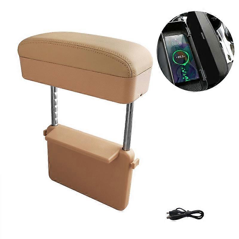 Car Wireless Charging Armrest Box Multifunctional Seat Crack Storage Box