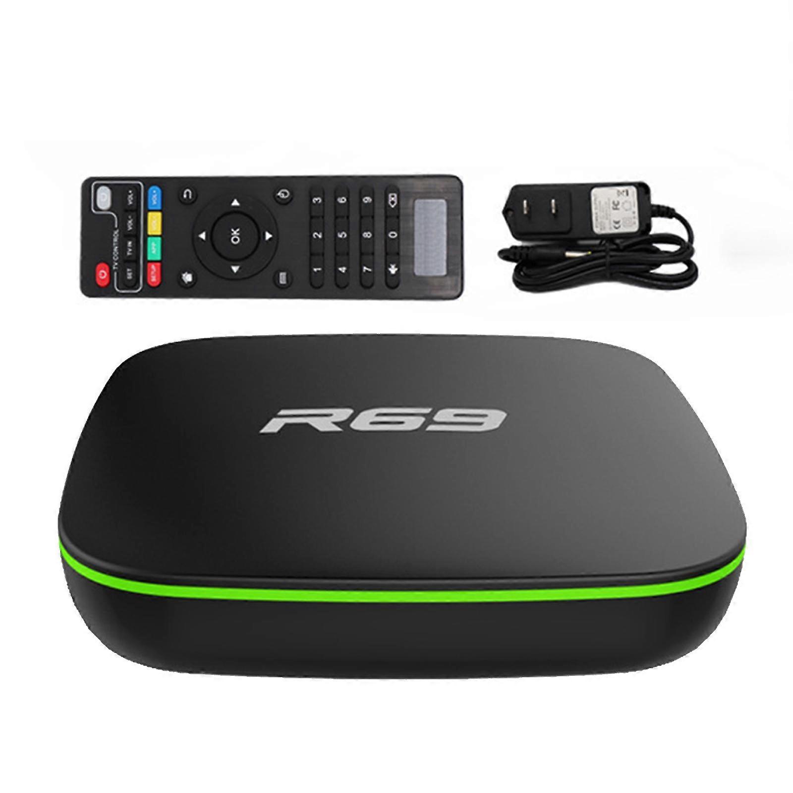 R69 Smart TV Case 4K HD Quad-Core 2.4G Wifi Plug-AU