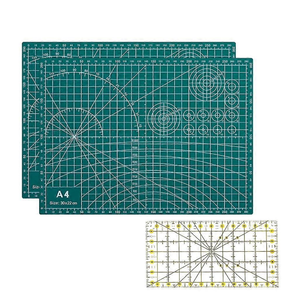 Two sets of A4 cutting mats for Silhouette Portrait and Cameo
