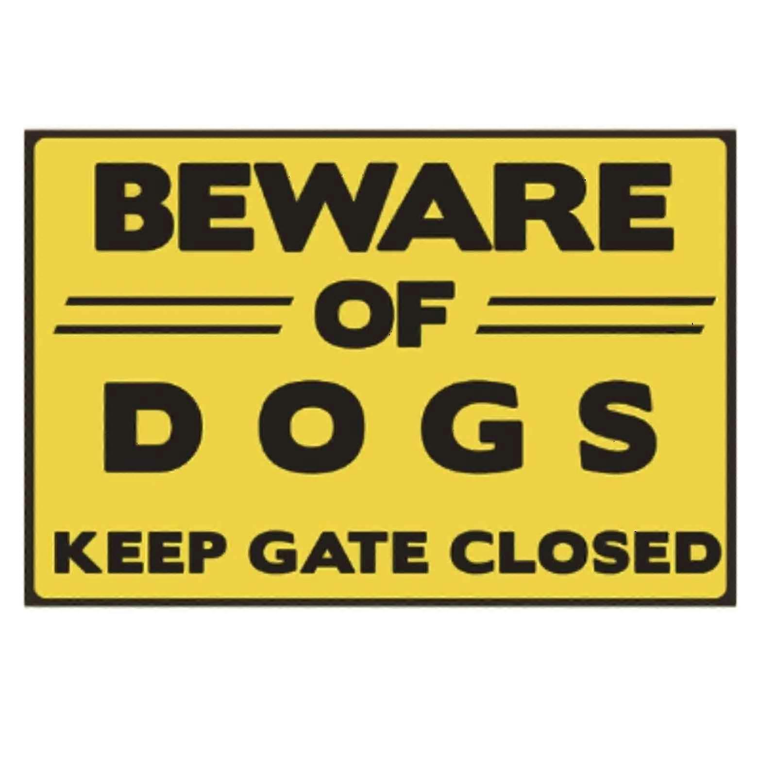 1pcs Caution Dog iron warning plate -30*20cm