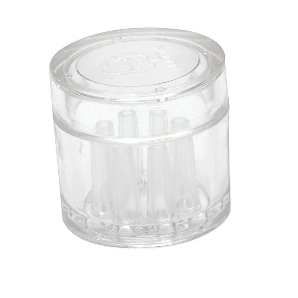 מלכודת עלוקה לאקווריום 8 חורים שקוף אקריליק מיני יכול Planaria ללכוד עלוקות לוכד עבור מיכלי שרימפס אדומים קריסטל