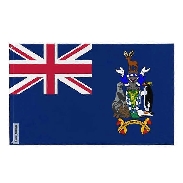 Flag of South Georgia and the South Sandwich Islands – 96 x 144 cm – Polyester – Metal eyelets – Durable