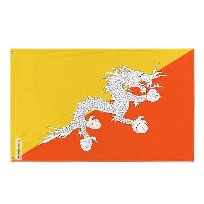 Bhutan Flag – 192 x 288 cm – Polyester – Iron Eyelets – Durable