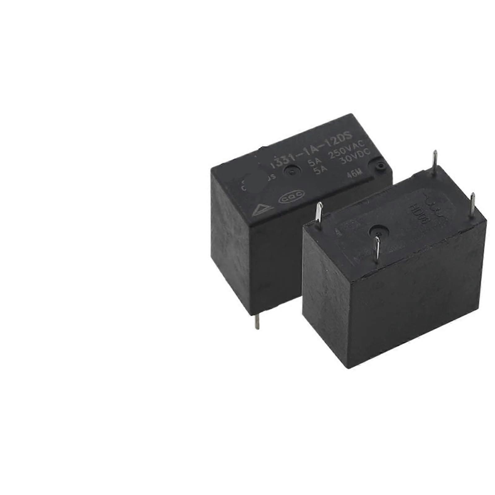 5Pcs Relay 1331-1A-5DS 4Pin 5A 5V 12V 24V HF32F-005/012/024-HS3 Compatible with Various Applications