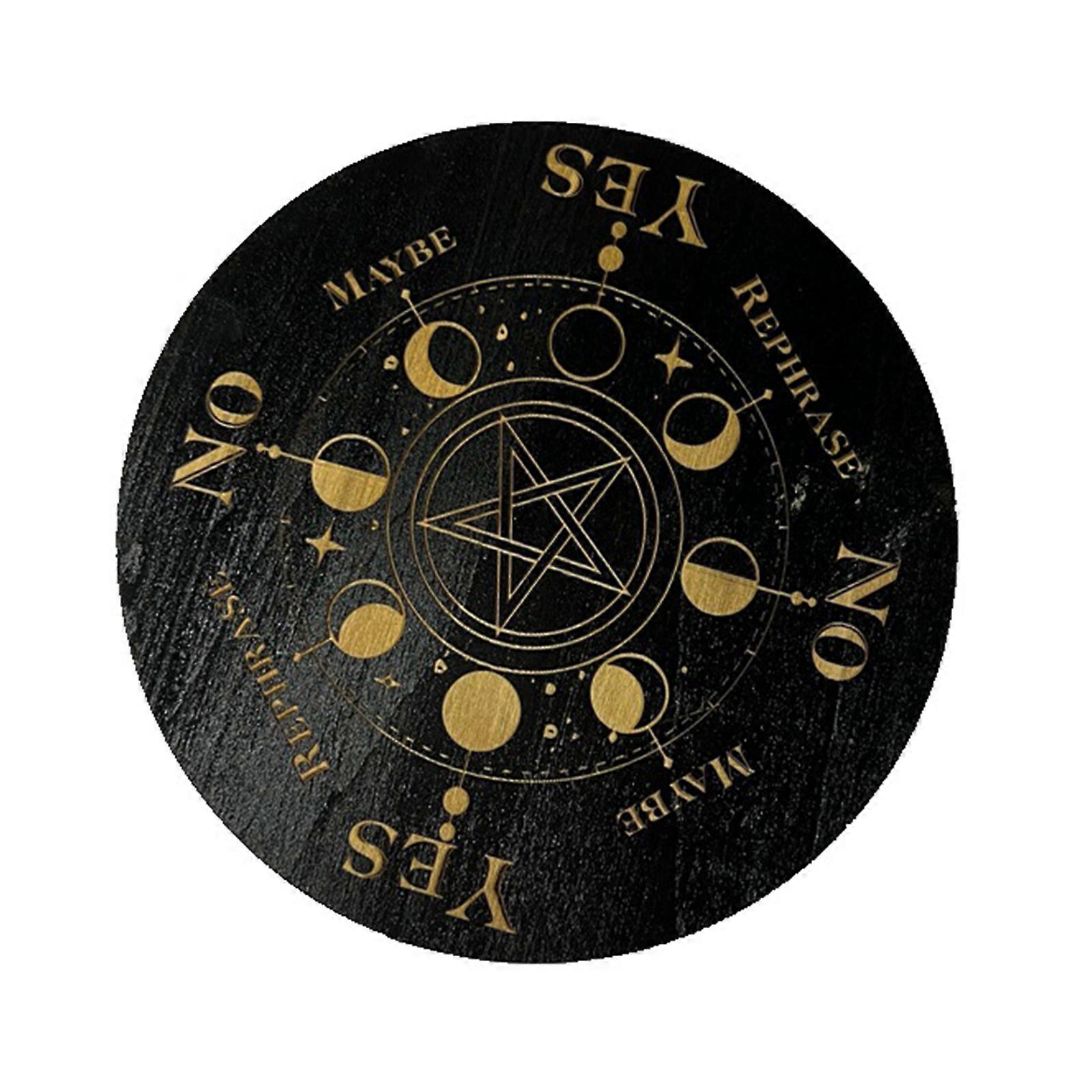 Pendulum Board Dowsing Divination Metaphysical Message Board Wooden Divination Board Witchcraft Wiccan Altar Supplies