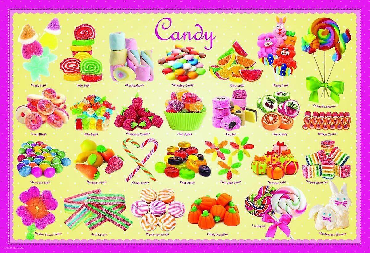 Candy Puzzle, 1000 Peças