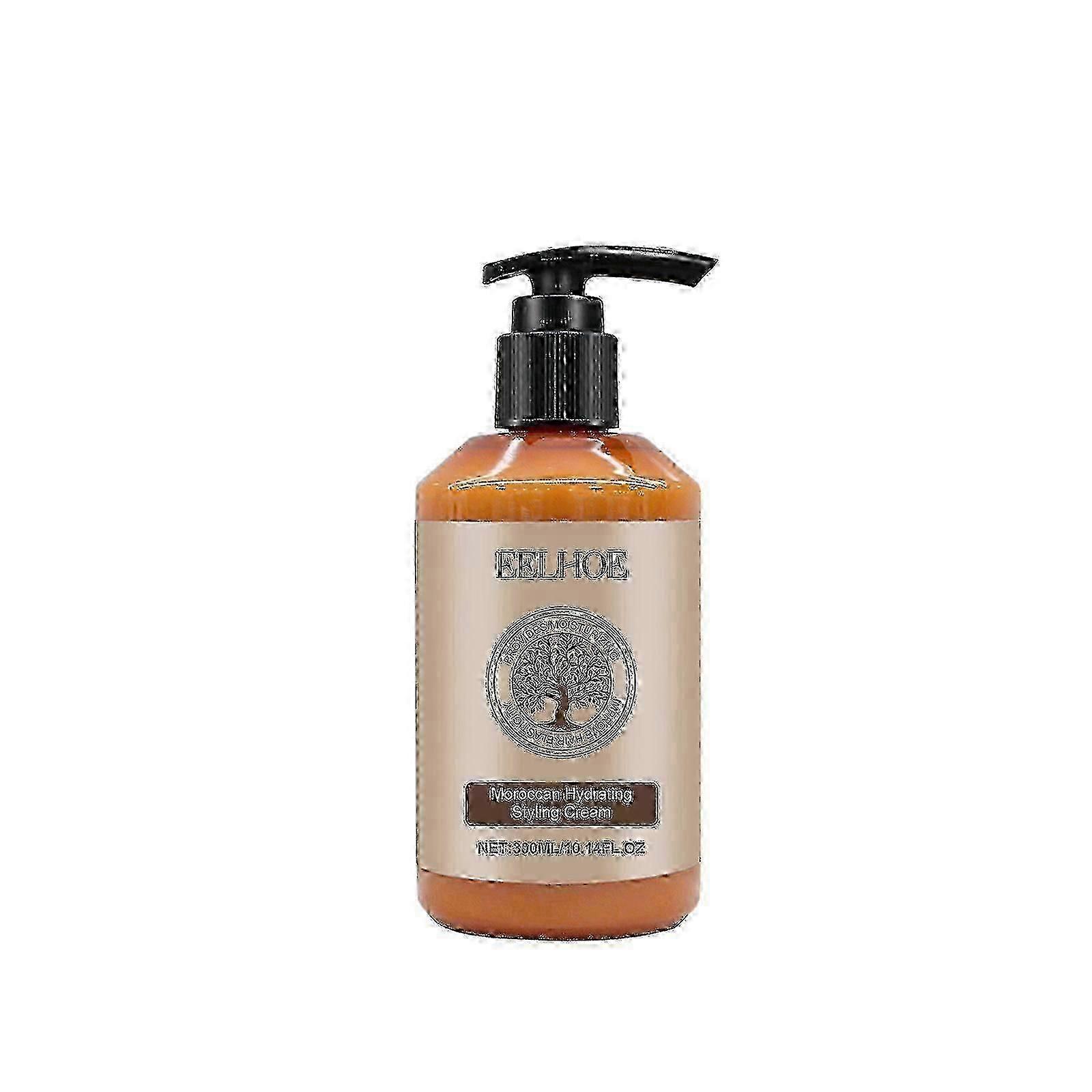 Moroccan Hydrating Styling Cream, Finalize The Lustre Hair Moisturizing Smooth Short-Tempered Fluffy Elastin