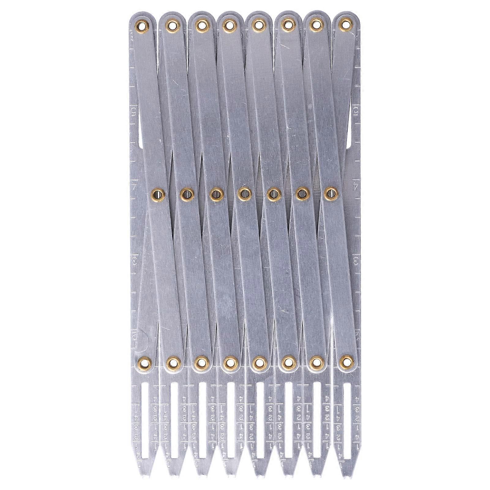Aluminum Sewing Gauge Button Guide Spacer Extendable Adjustable Button Sewing Gauge Craft Curtain Accessories