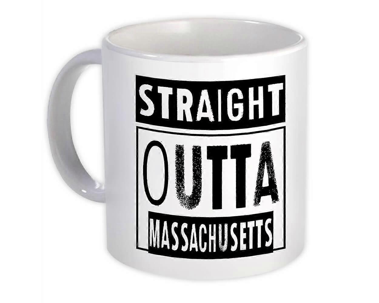 Geschenkbecher: Straight Outta Massachusetts