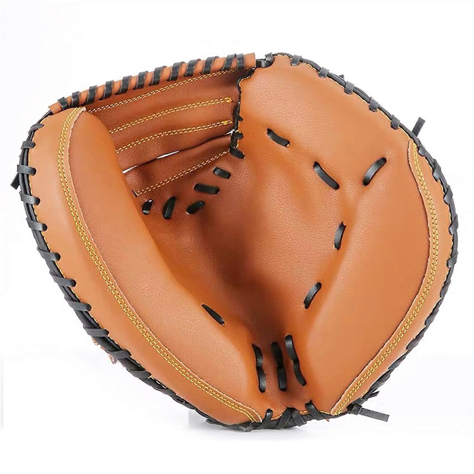 Baseball Glove Durable Thickened Faux Leather Training Type 32-Inch Catcher's Mitt Left-Hand Throw