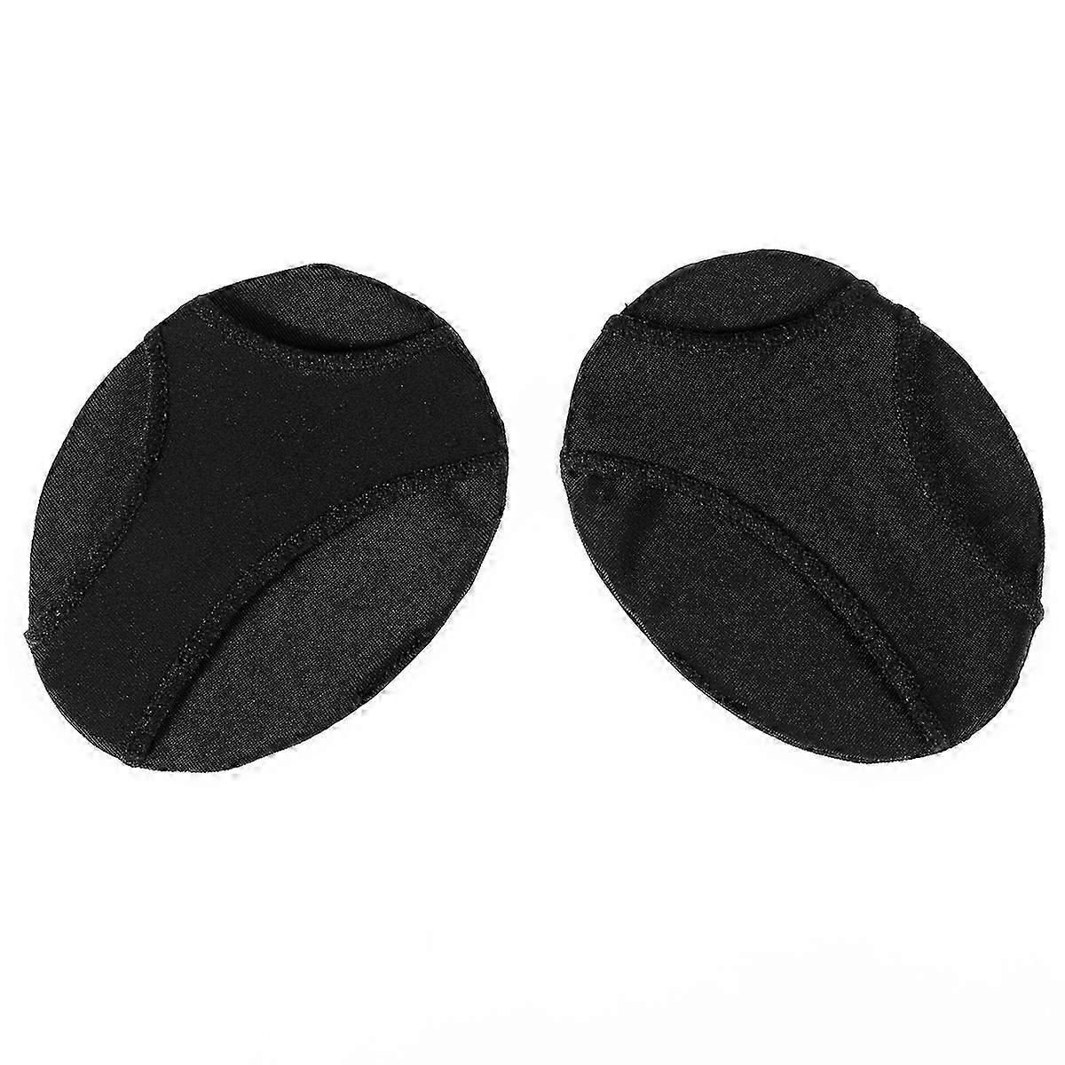 1 Pair 2 Holes Silicone Gel Heel Pads Forefoot Half Yard Pads Anti-Slip Pads Forefoot Arch Support H