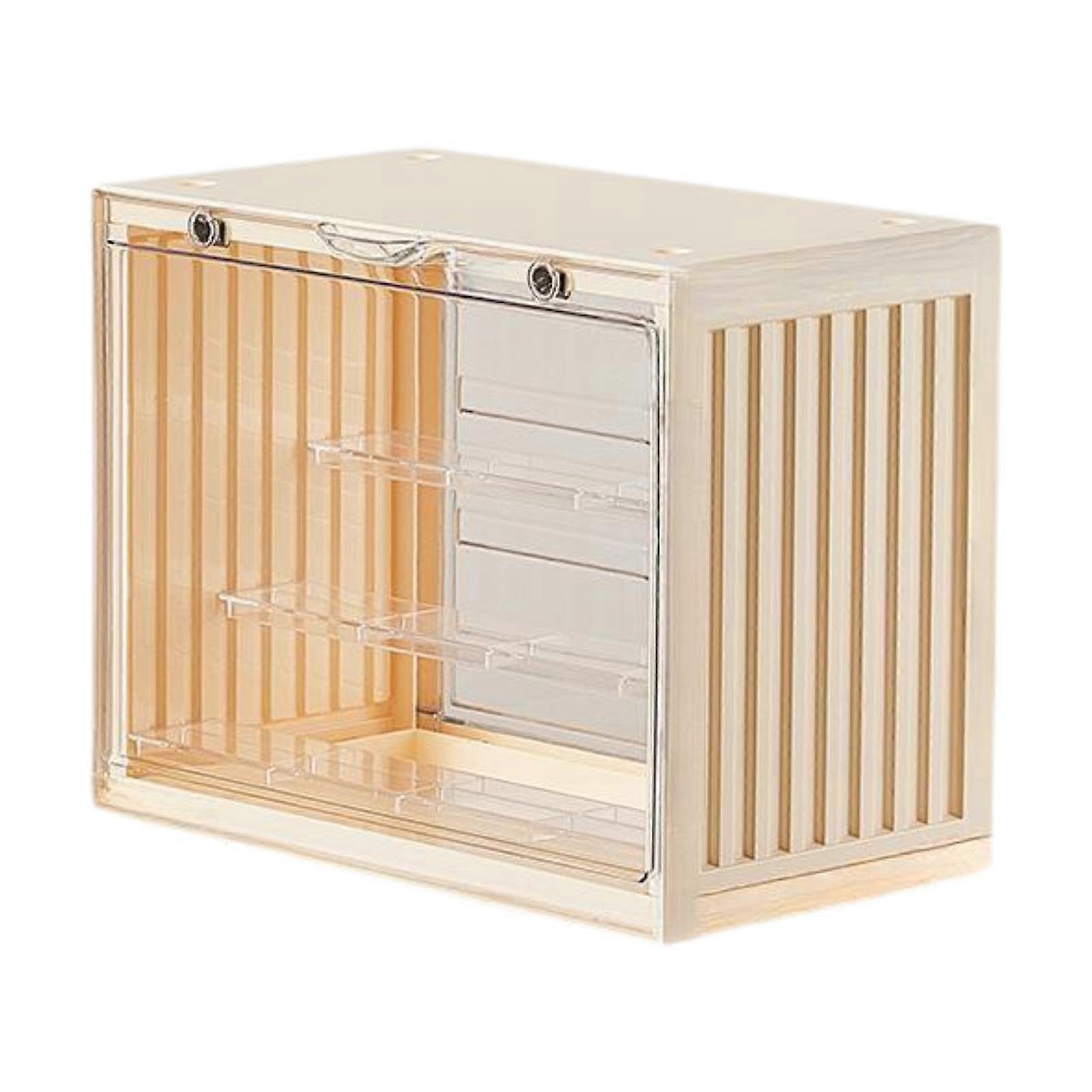 Miniature Display Case Collectibles Display Box Stackable Multipurpose Action