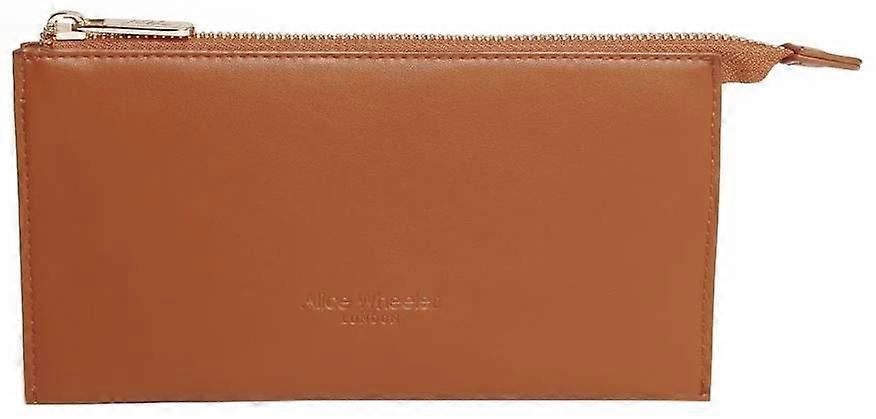 Alice Wheeler London Valencia Double Purse - Tan
