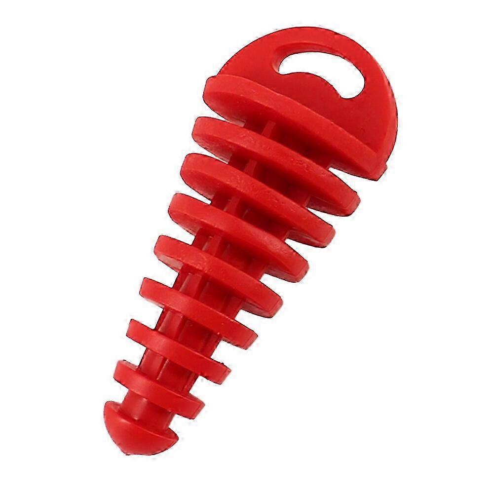 Motorcycle Exhaust Pipe Plug, Rubber Tailpipe Air Bleeder Plug, Motocross Silencer Wash Plug, Exhaust Pipe Protector for Various Models