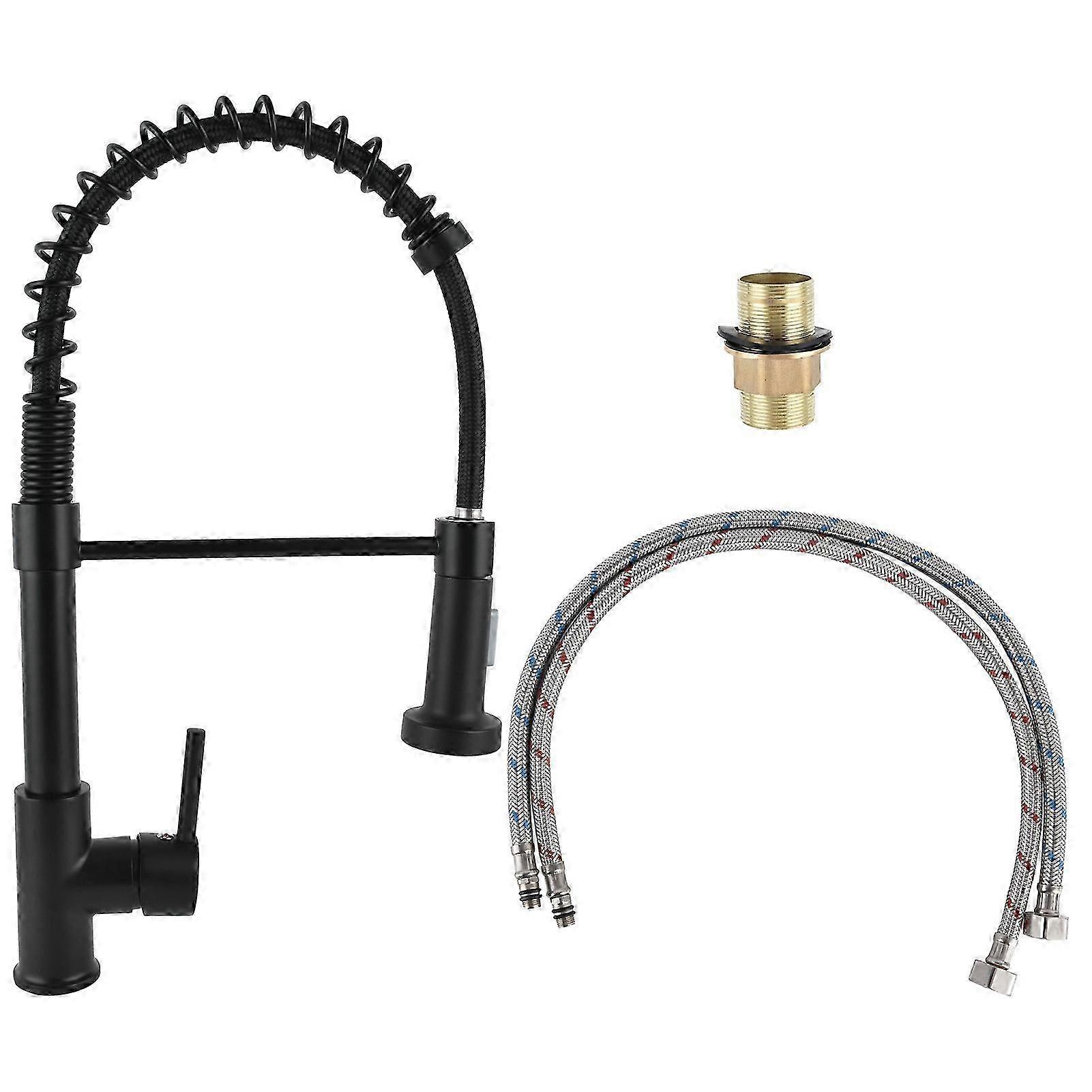 G1/2 Detachable Single Handle Pull Down Kitchen Faucet with Sprayer