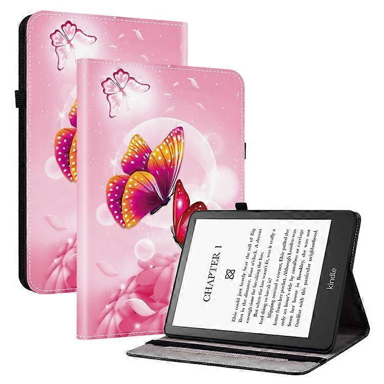 Συμβατό για Amazon Kindle Paperwhite (2021) Δερμάτινη θήκη Τυπωμένο μοτίβο βάσης Κάλυμμα tablet με υποδοχές καρτών