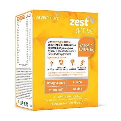 Zest active orange energy 30 packets (Orange)
