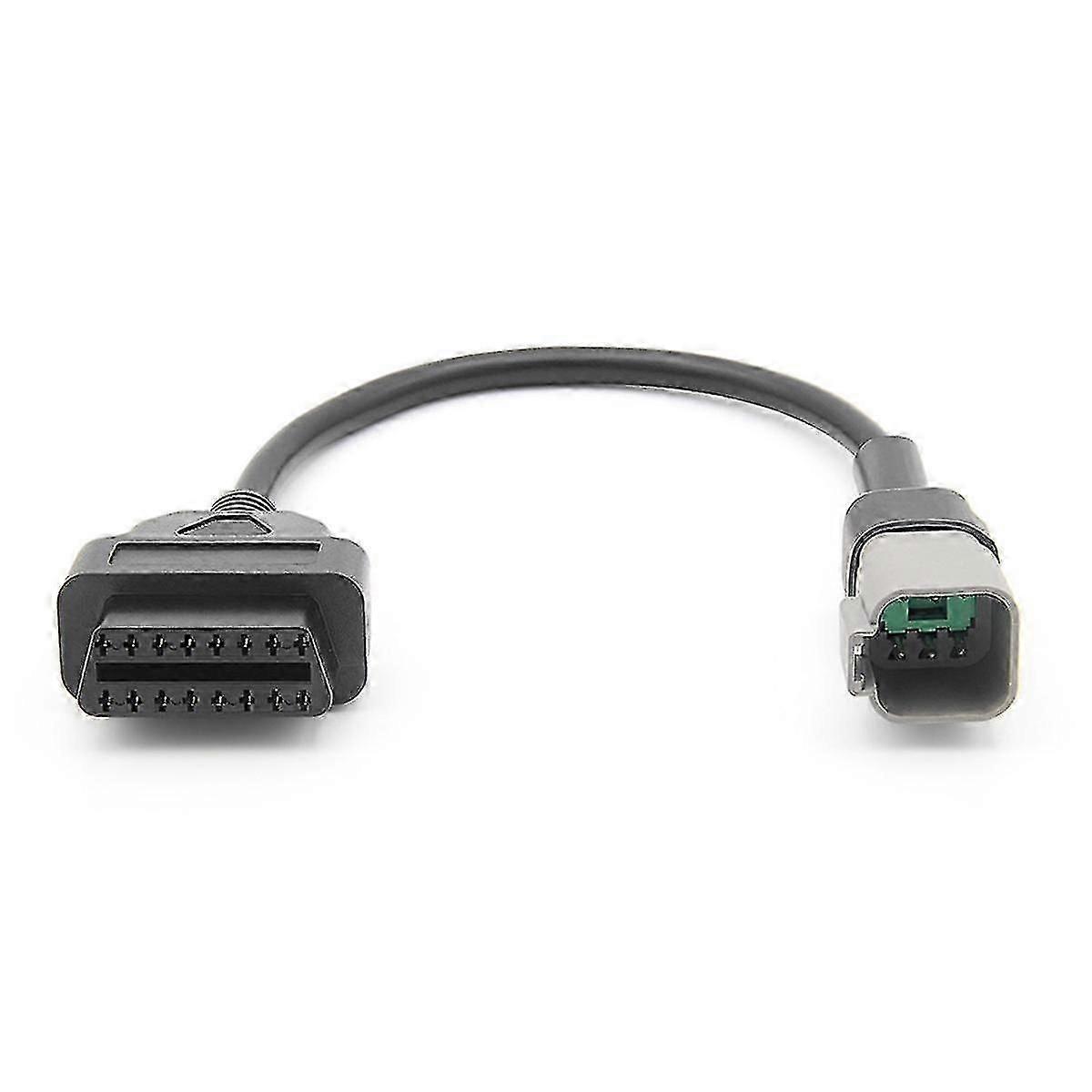 CAN bus diagnostic adapter 6pin to 16pin for ATV UTV OBDII scanner