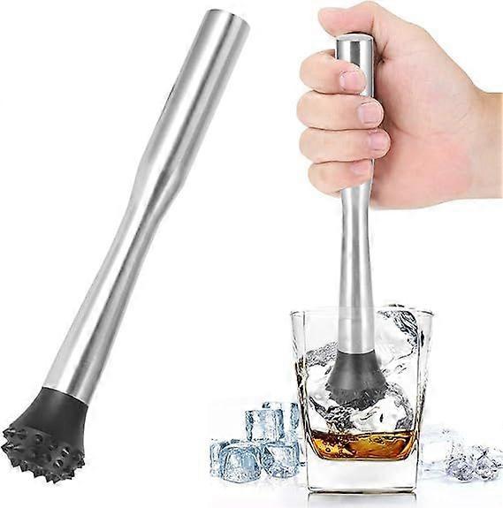 Spike Bar Stainless Steel Broken Popsicle Lemon Crushed Stirring Pound Popsicle Bar Supplies Utensils Stainless Steel Broken Popsicle Bartender Bar To