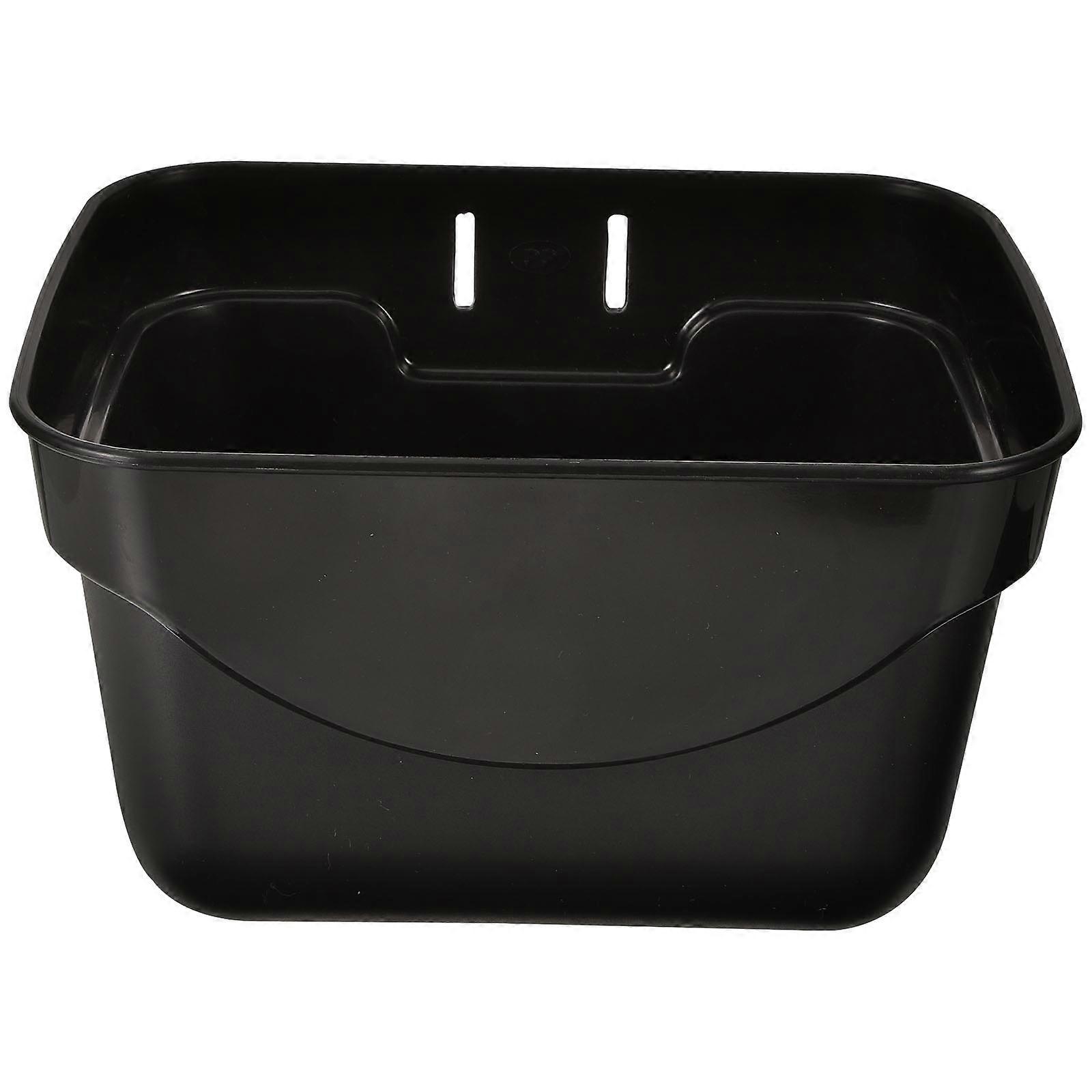 Cycling Front Basket Multi-Function Riding Storage Plastic Daily Use 25X20Cm 1Pcs