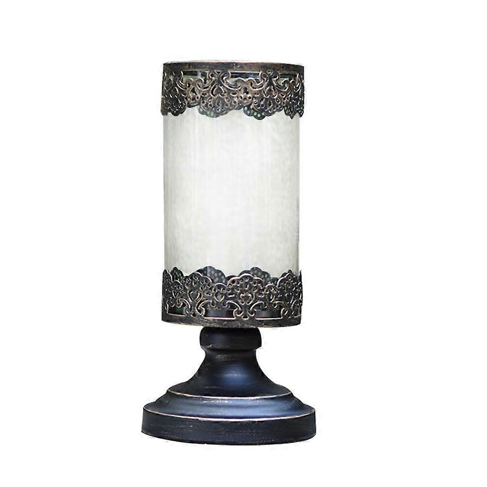 Decorative Candlestick Stand Candle Rack Material Square Base Tall Structure Adornment 1Pcs