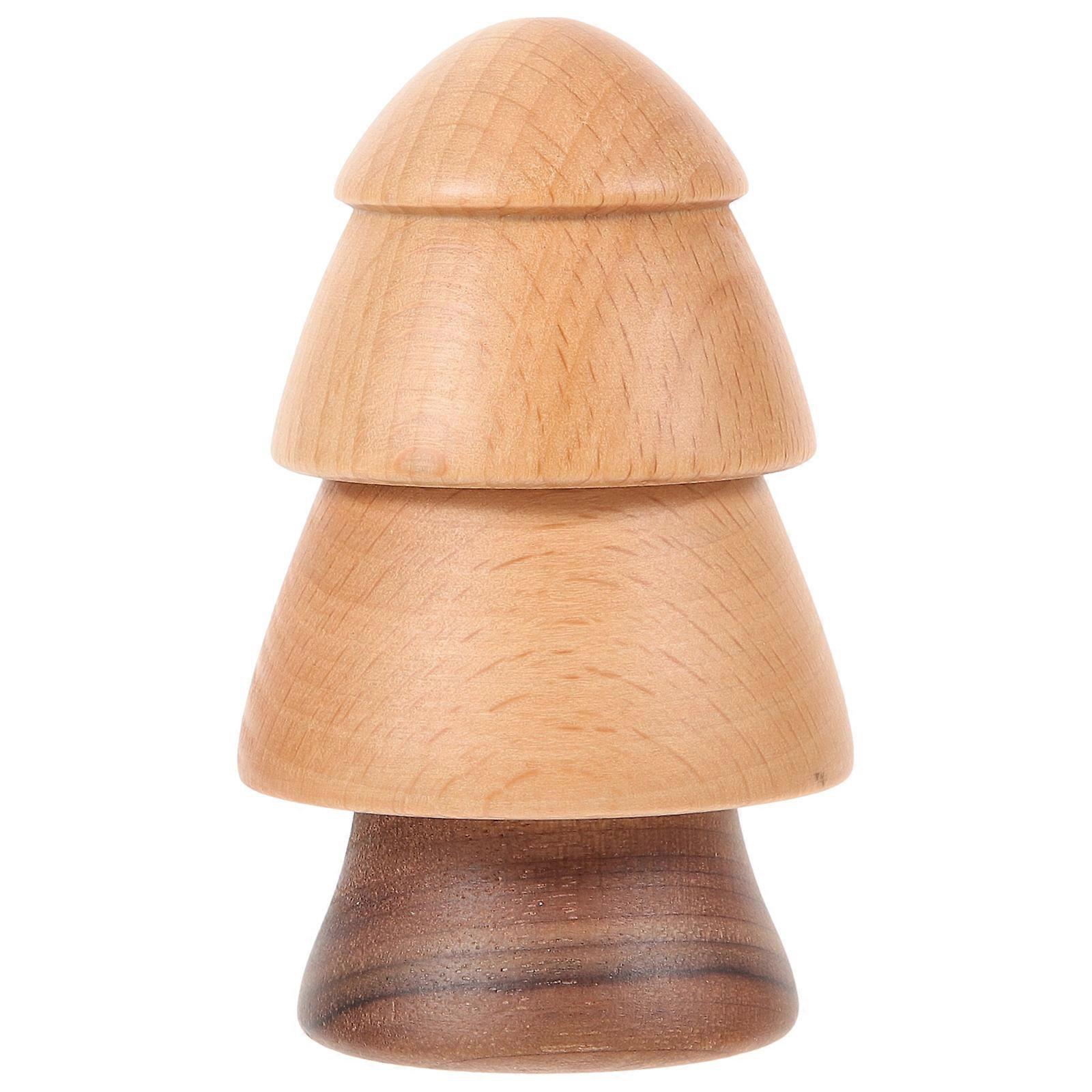 Toothpick Holder Box Home Decoration Wooden Dust-proof 1Pcs