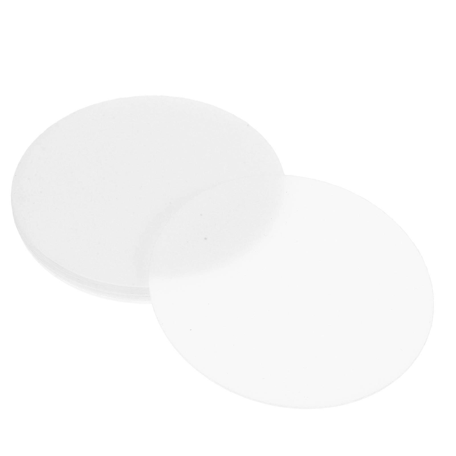 10pcs LED Downlight Diffuser Film Panels, Curved Design, Scratch Resistant, Heat Protection, Light Diffusing for Extended Lamp Lifespan