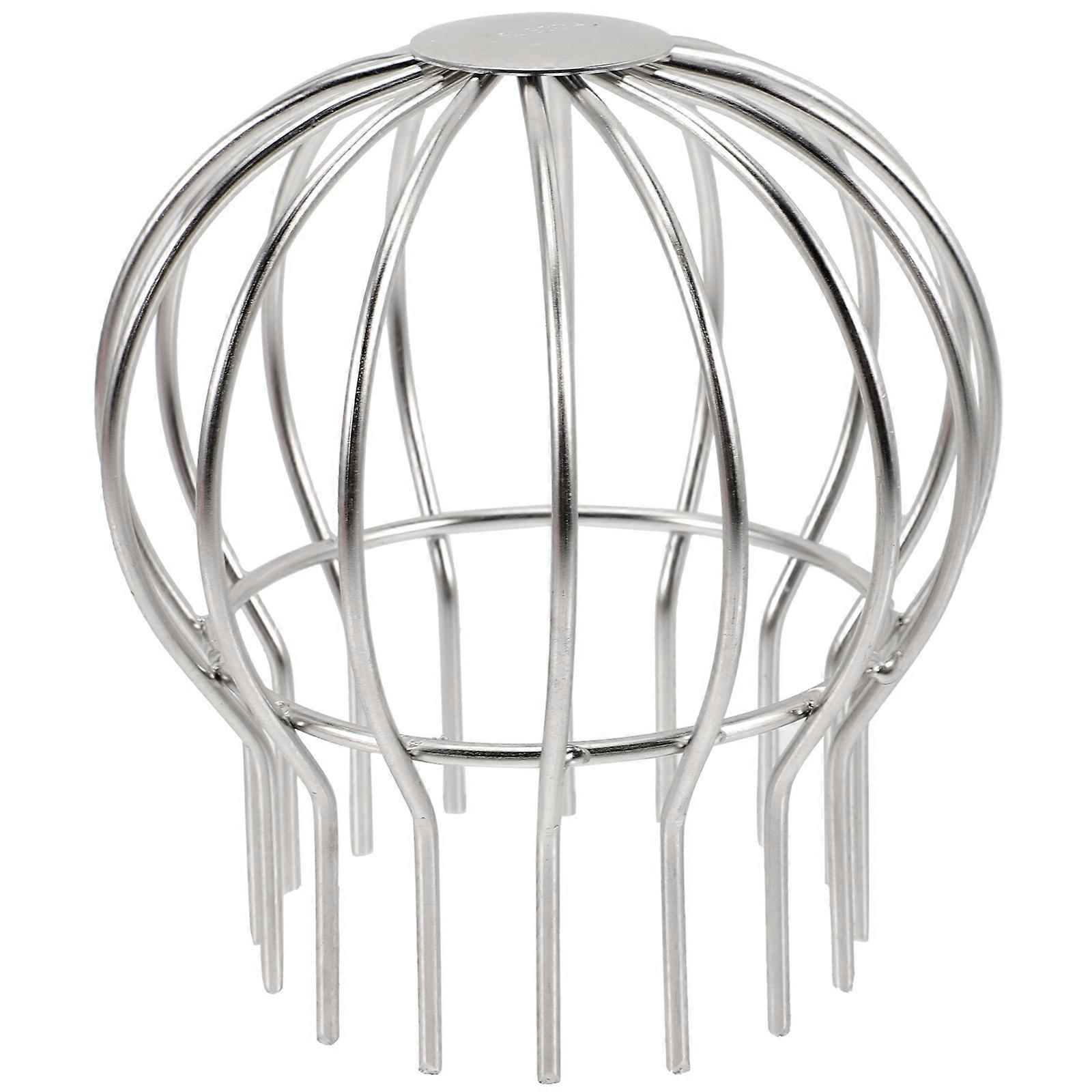 Stainless Steel Floor Drain Filter Gutter Strainer Gutter Cleaning Tool Circular Silver 13x8.5cm Water Flow Maintenance 1Pack