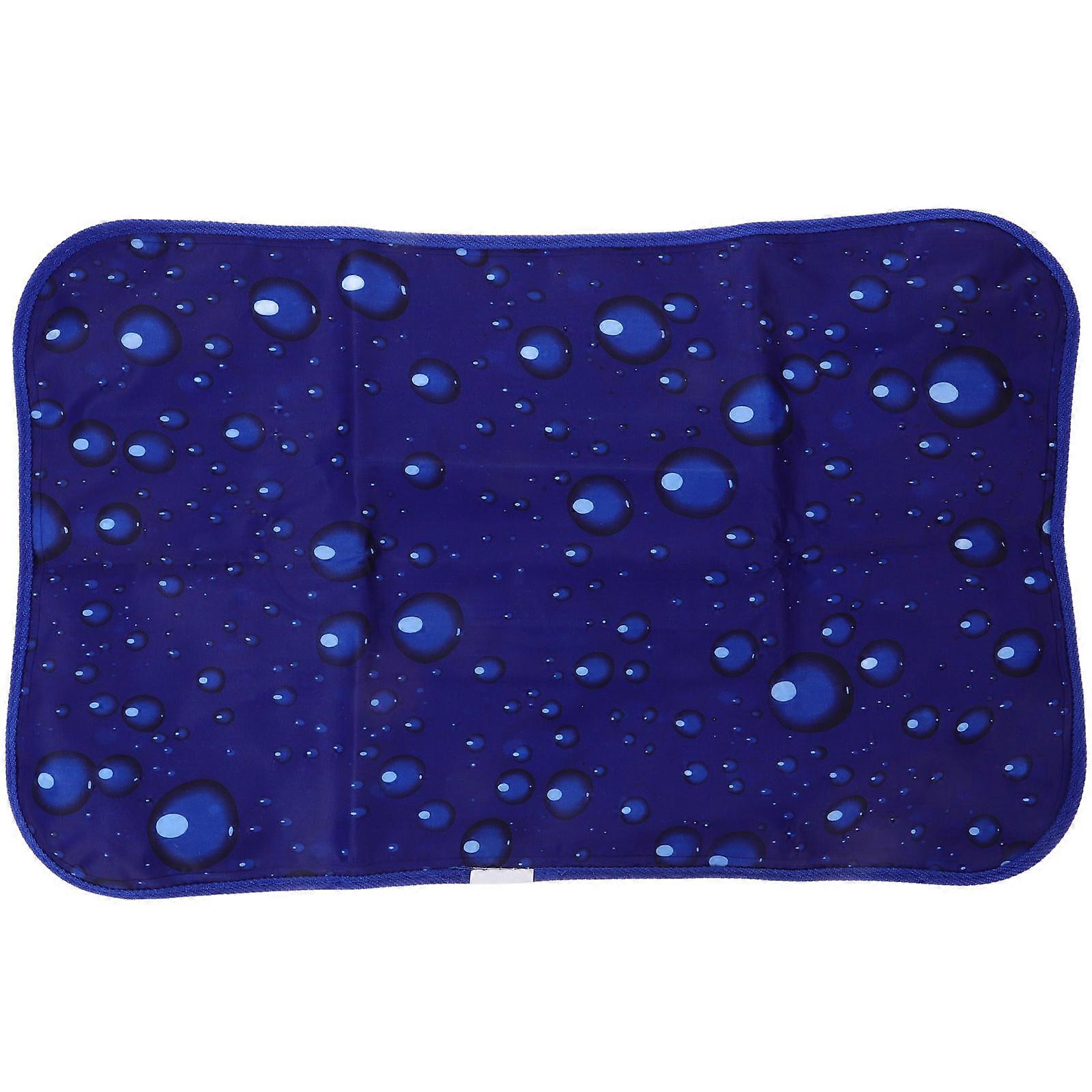 Water Fillable Cooling Pillow Inflatable Pillow For Outdoor Pillow Waterproof Polyester Rectangular Shape 1Set