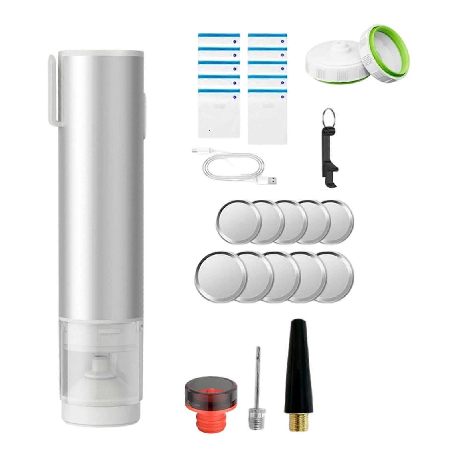 Scelleuse sous vide de bocaux ménageux Outil de scellage de bocaux Accessoire de scellage sous vide de bocal facile à utiliser Texture ABS adaptée au bocal