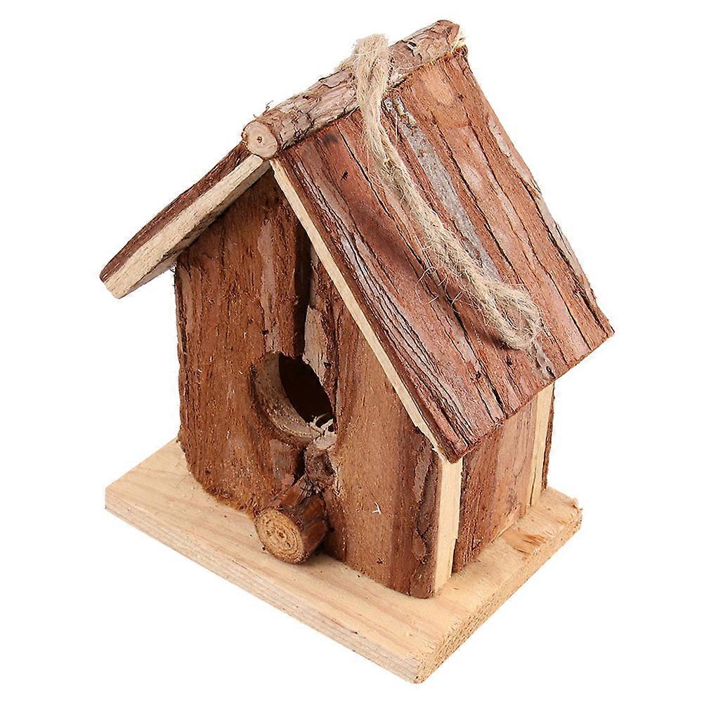 Wooden Bird Cage Made of Synthetic Material for Birds Use Chocolate Color Ideal for Small Medium Size Birds 1PC