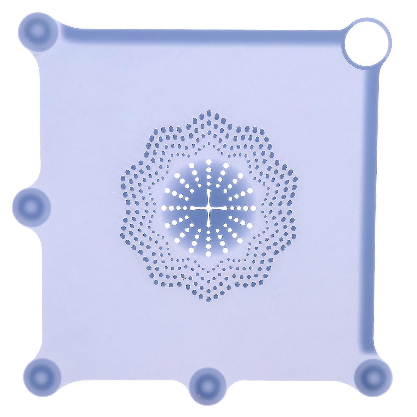 ניקוז רצפה לאמבטיה מסננת ניקוז רצפה אביזר אמבטיה כחול 29.78X29.70X1.00 ס"מ 1 סט