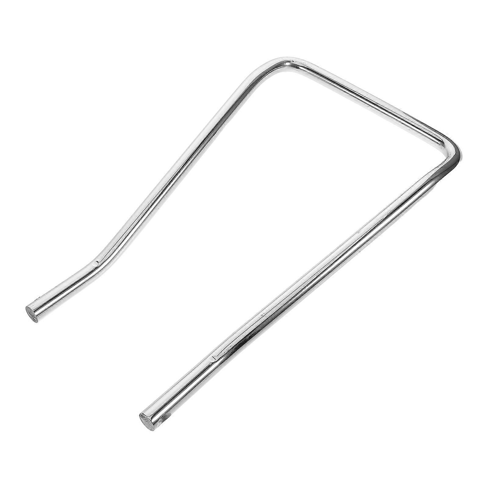 مسند القدمين دعم كرسي الحلاقة مضخة هيدروليكية فضي 28.50X17.00X1.00CM معدات صالون التجميل 1 قطعة