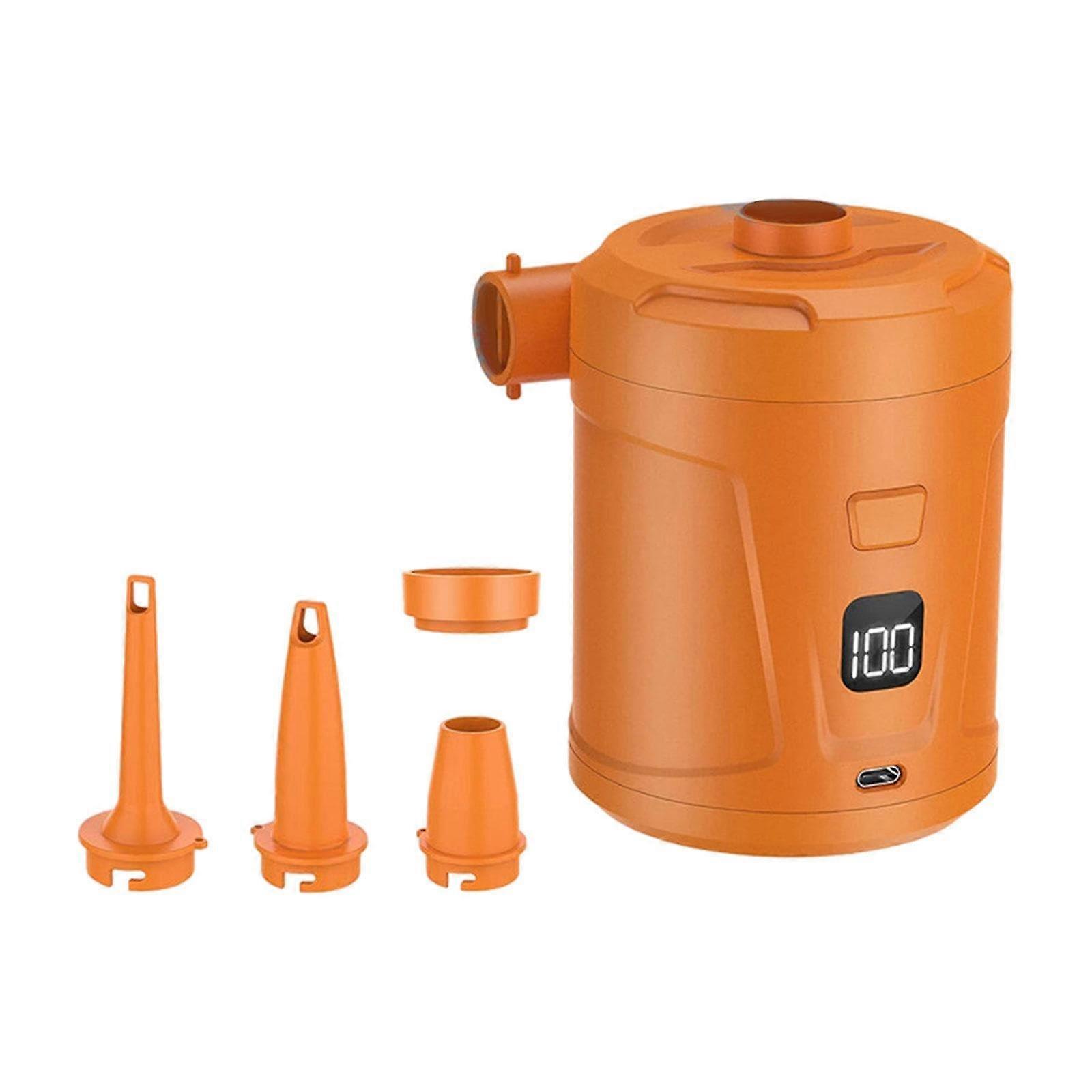 Portable Electric Air Pump Household Inflation Device Compact Inflator Deflator Pump for Inflatable Pool Floats
