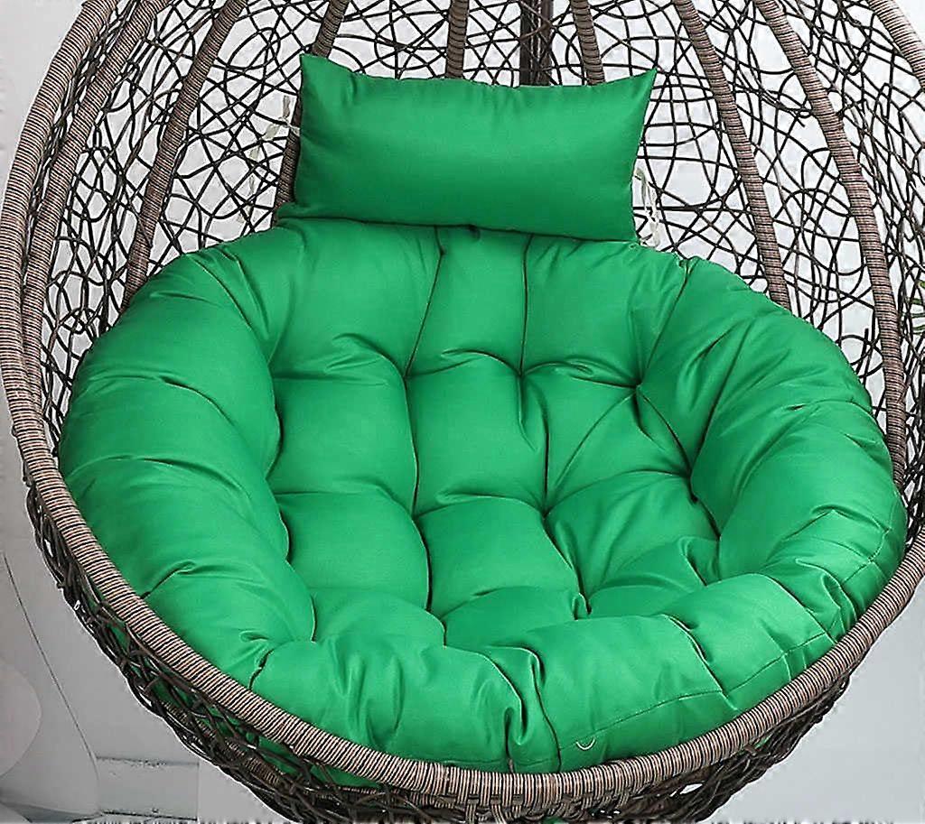 Washable egg chair cushion, comfortable hammock for indoor and outdoor use, durable replacement cushion for ultimate relaxation.