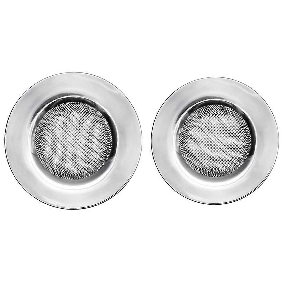キッチンシンクフィルターステンレス鋼シンクフィルター住宅所有者用ヘアブロッキングキッチン7.8X7.8cm 4個