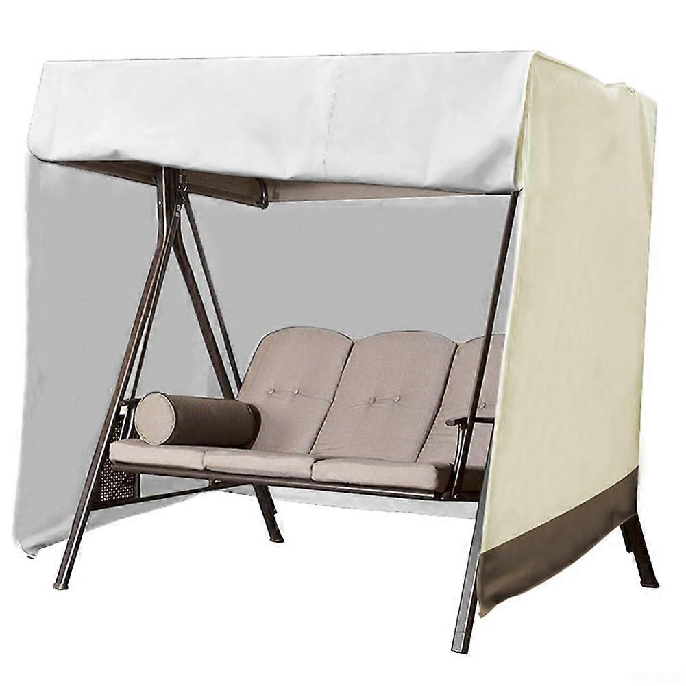 Outdoor Swing Cover with Adjustable Strings Ensures a Snug Fit Even on Windy Days (88' x 60' x 72') 223*152*183cm