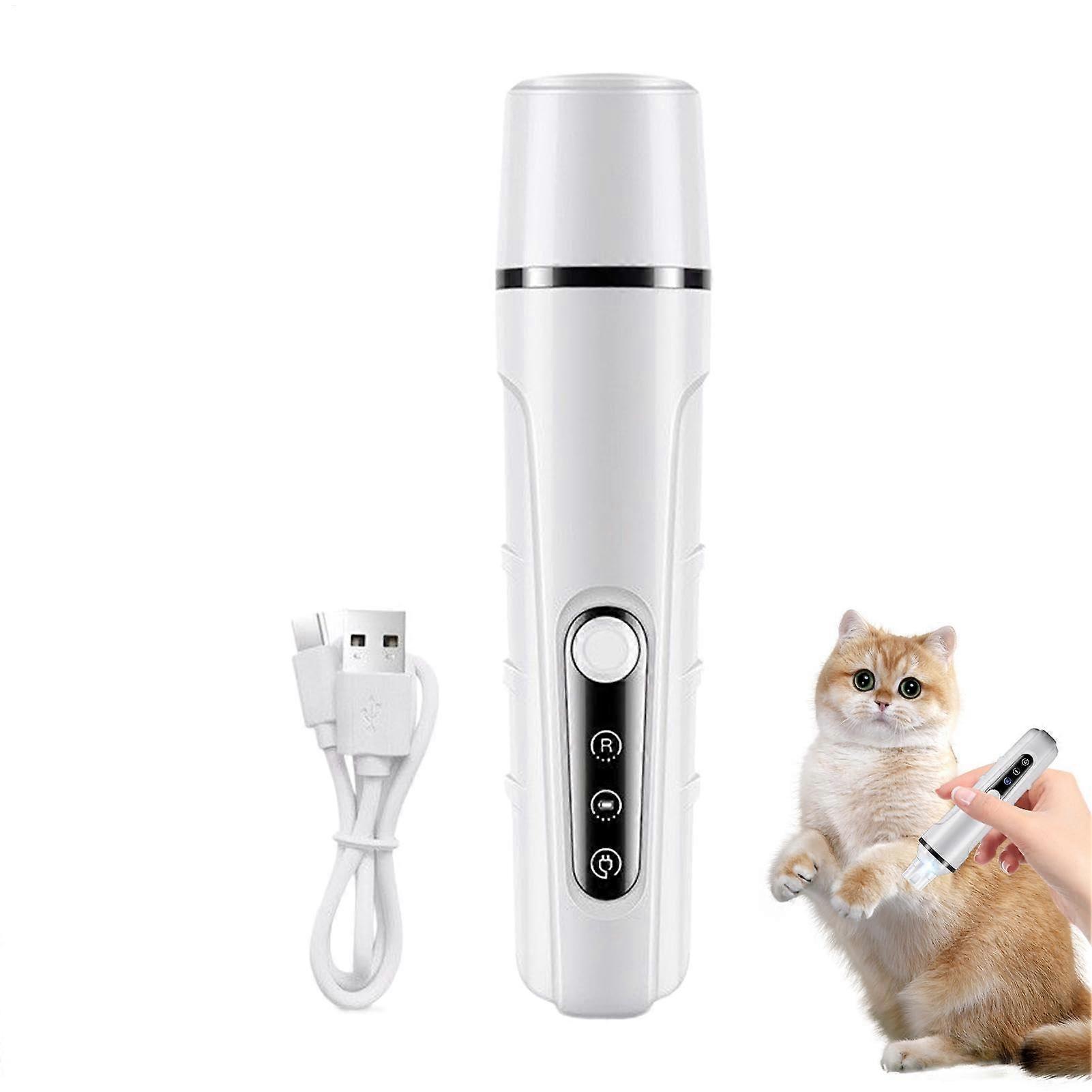 Pet Nail Grinder, Dog Clippers, Trimmer Sharpener for Cats, Quiet Design Pet Supplies for Rabbits, Kittens and Dogs