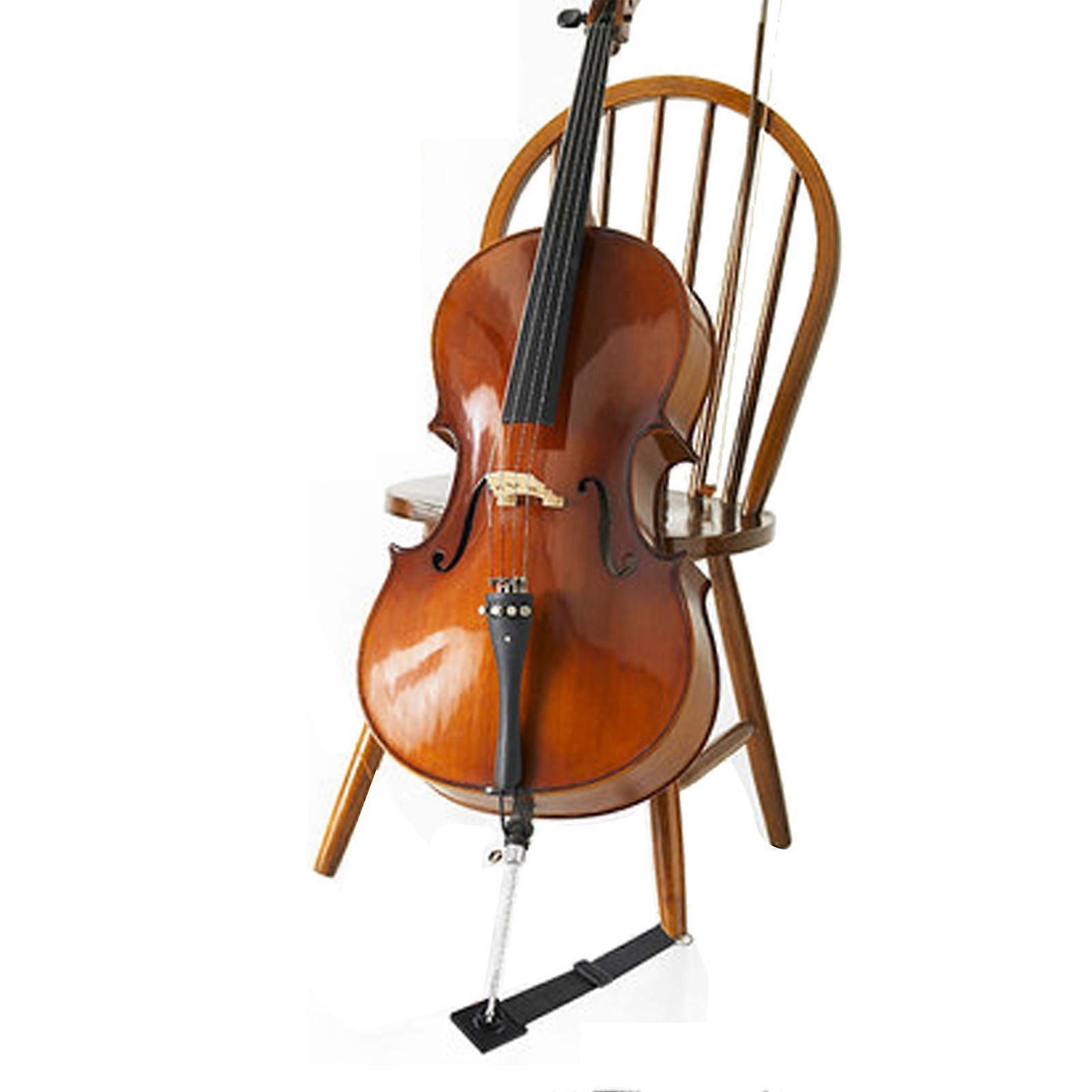 Cello Endpin Anchor Cello Antiskid Device Adjustable Strap Non-slip Stopper Holder Stand with O-ring and Anti-Scratch Sponge for Cellist Practice Per