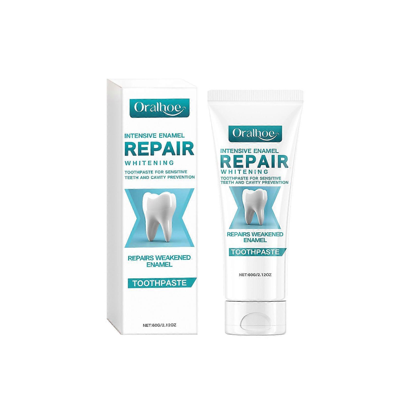 Intensive Enamel Repair Toothpaste for Sensitive Teeth to Reharden and Strengthen Enamel, Gentle Clean Toothpaste, Sensitive Toothpast, Extra Fresh
