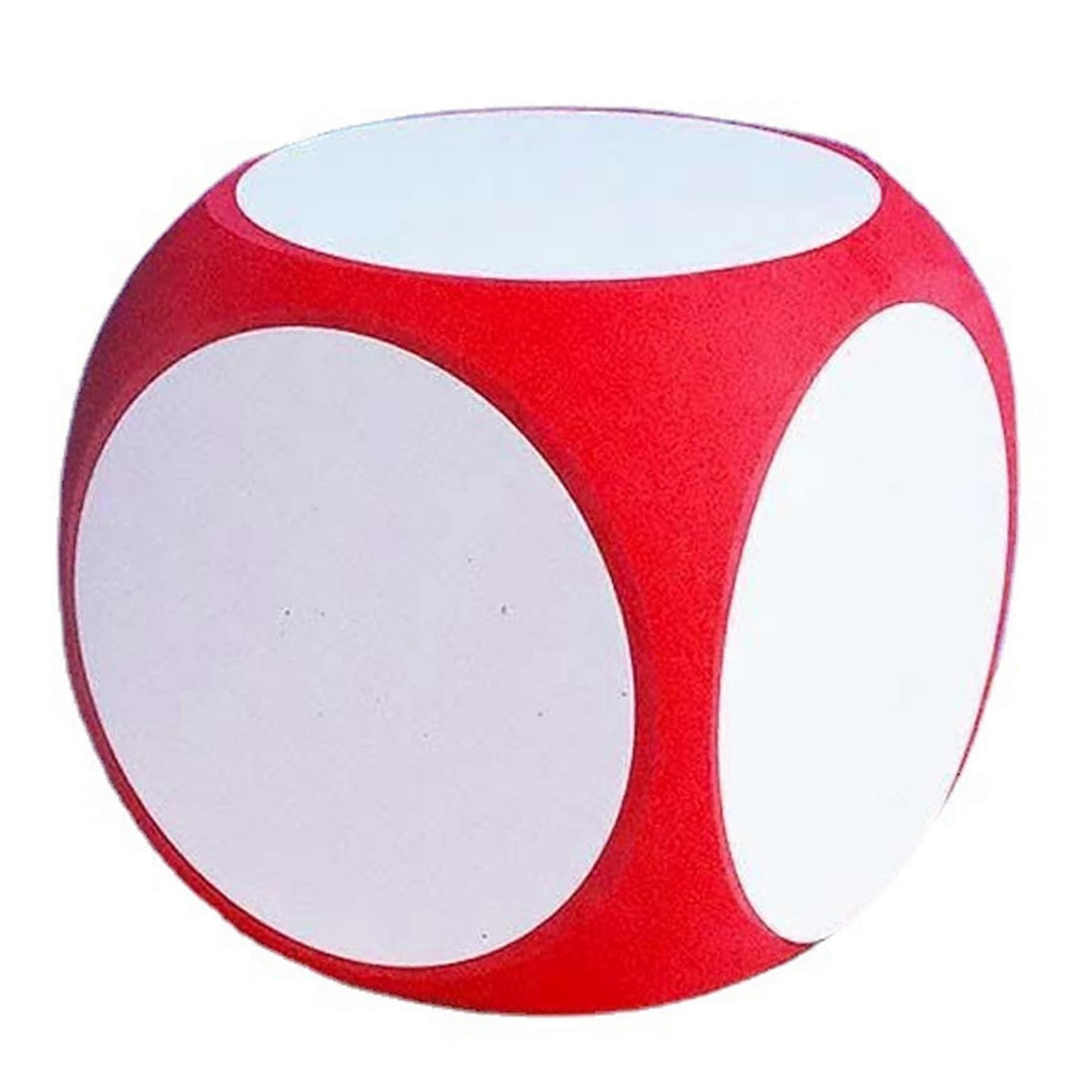 Dry Erase Cube 4 Inch Writable Foam Block with Smooth Surface and Round Edges for DIY Early Education Activities