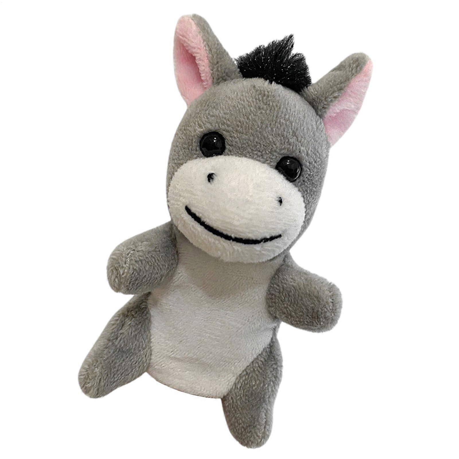 Finger Mossets - Soft Plush Educational Toy Set for Toddlers, Interactive Story Dolls for Role Play, Hand Theatre Figures