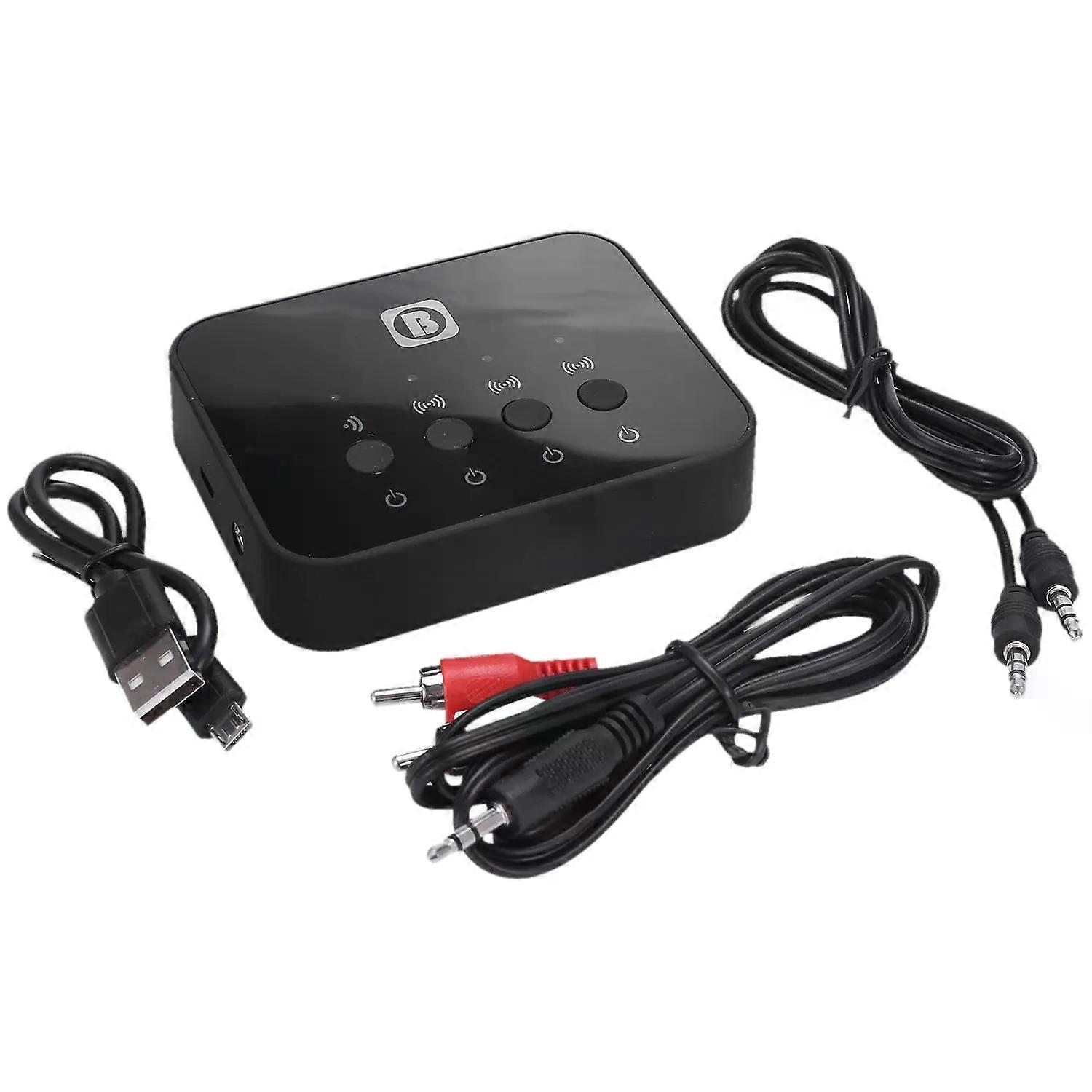 NNR--107 Bluetooth 40 Stereo Audio Transmitter Splitter Adapter Music Receiver Sharing Device Funktion für Mobiltelefon für Ohr
