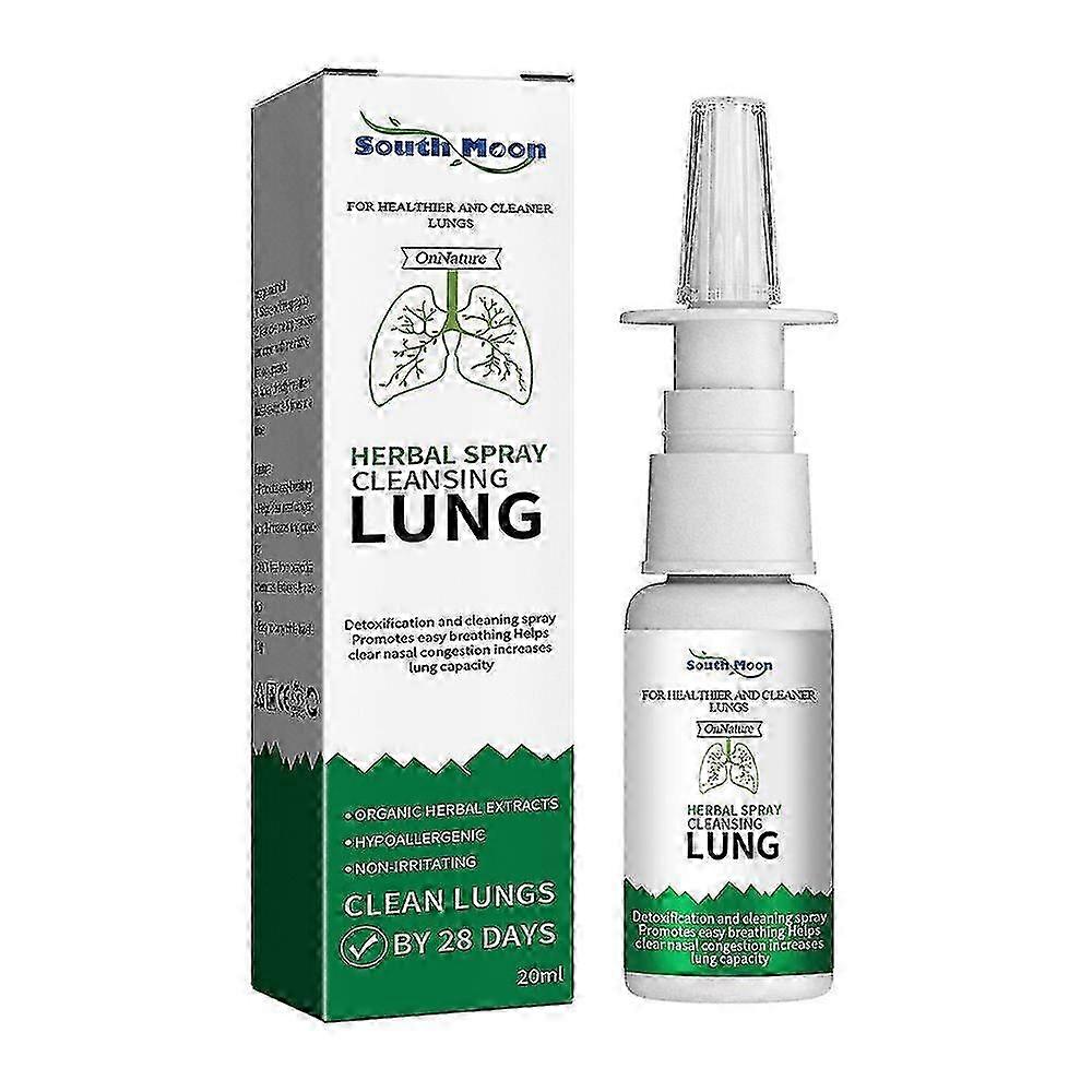 Lung Detox Herbal Cleanser Spray For Smokers Clear Nasal Congestion Anti Snoring Solution Stop Snore Relief Spray New