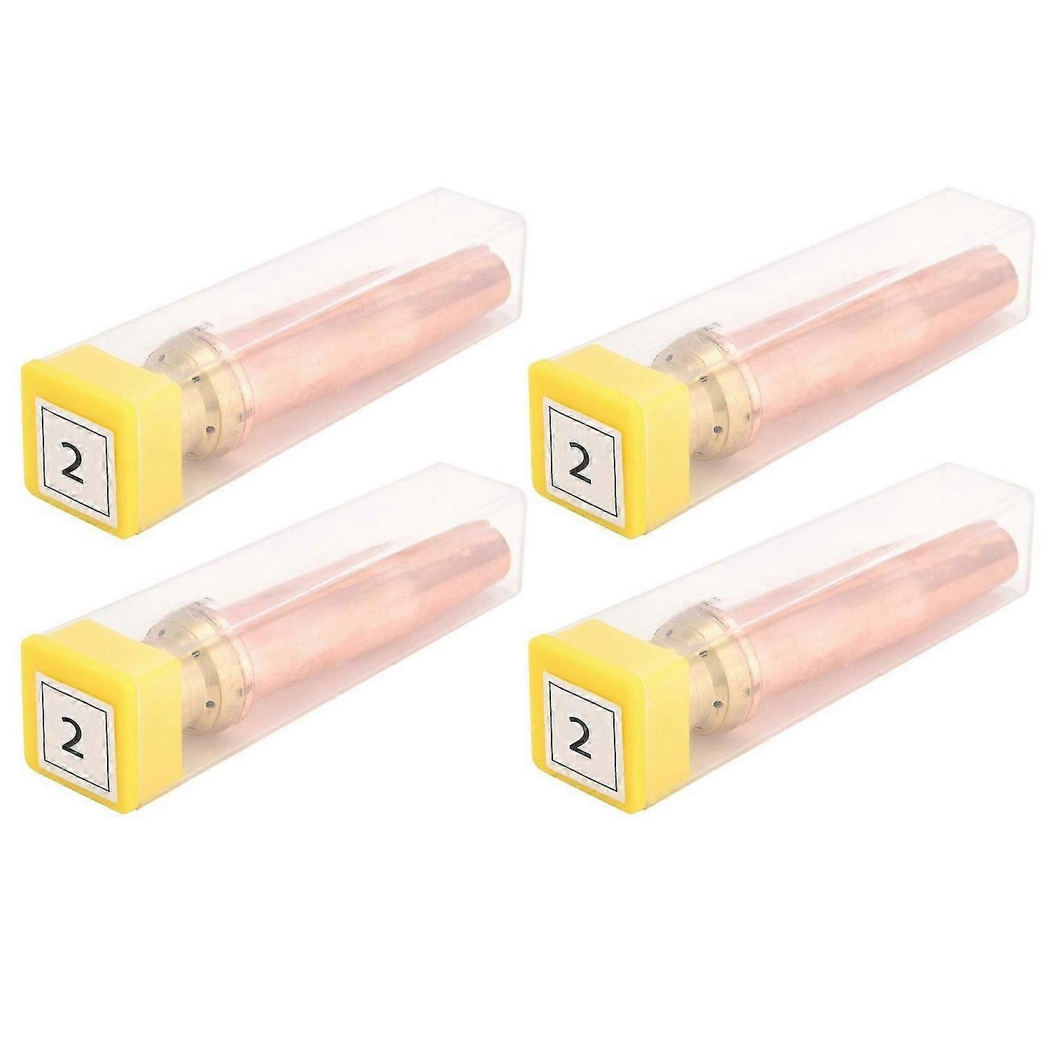 4Pcs Propane Cutting Torch Tips High Temperature Resistance Fast Cutting Isobaric Cutting Nozzle2#